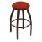 Holland Bar Stool Co 25" Swivel Counter Stool, Brnz Finish, Graph Poppy Seat X802 - alternate 1